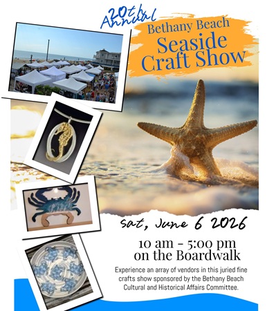 Bethany Beach Seaside Craft Show 2026