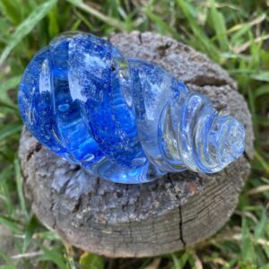 Handblown Glass Shell Paperweight