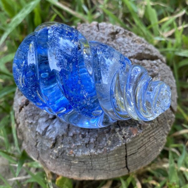 Handblown Glass Shell Paperweight